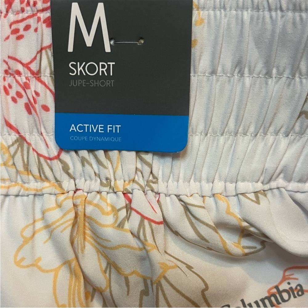 Columbia Women Medium Lazy Creek Chill Zero FS Printed Skort With Pockets NWT - Picture 6 of 10